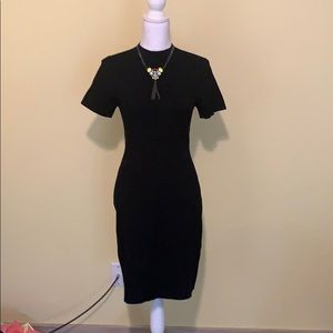 NWOT: s Eliza J midi black dress